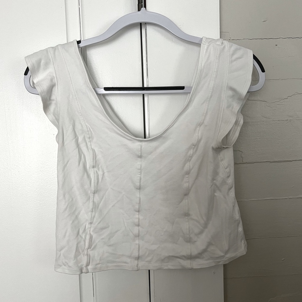 White Free People Crop